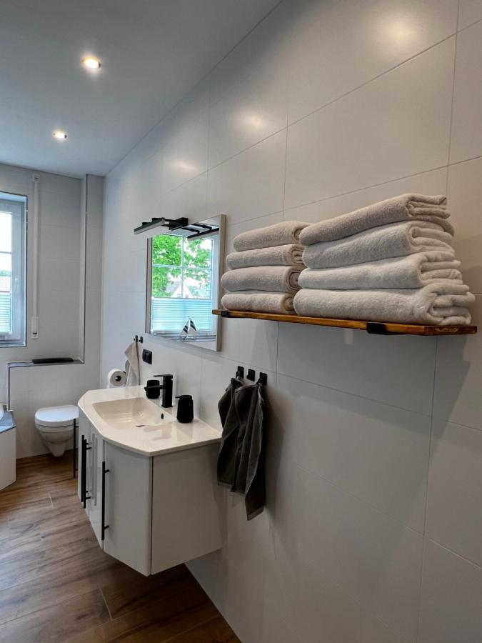 Ferienwohnung Zum Scheibe-See 호이에르스베르다 외부 사진